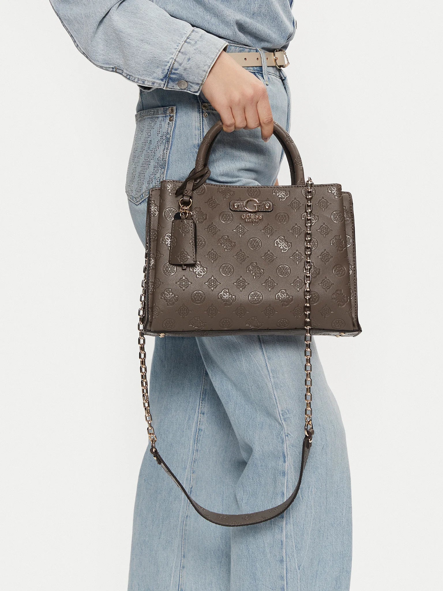 GUESS  Handtasche Dark Taupe